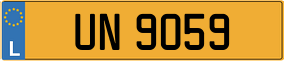 Truck License Plate